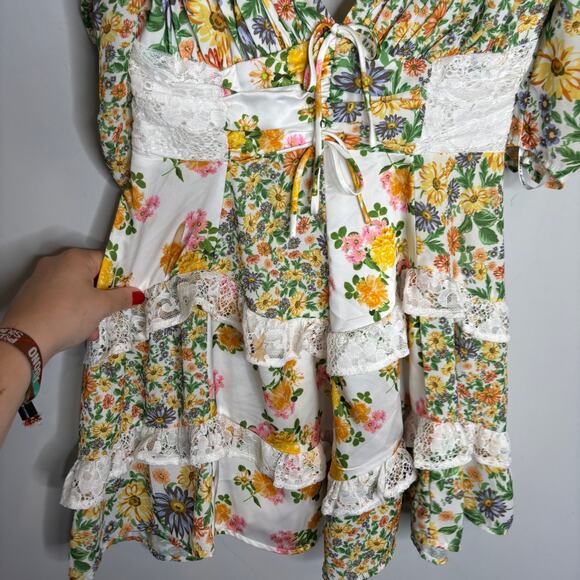 For Love & Lemons Rosalyn Mini Dress - Picture 9 of 11